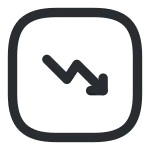 Trend Down SVG Icon